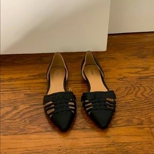 Express Black Flats NWOT